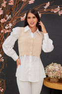 CAMISA CON SOBREPUESTO