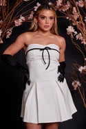 VESTIDO CORTO PLIZADO