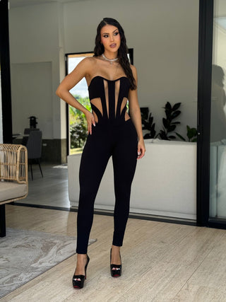 ENTERIZO CORSET TRANSPARENCIA
