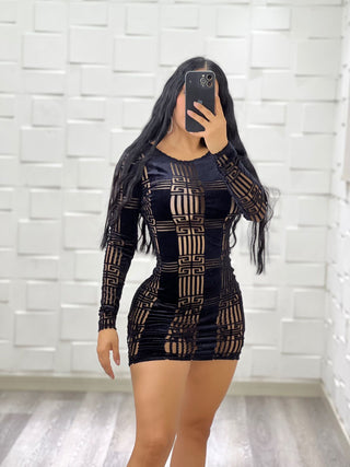 VESTIDO TRANSPARENCIA