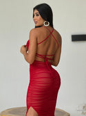 VESTIDO DRAPEADO