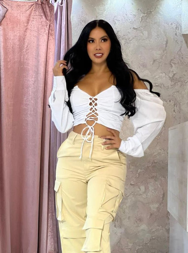 BLUSA MANGA BOMBACHA