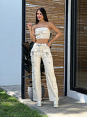 SET TOP + PANTALON HEBILLAS