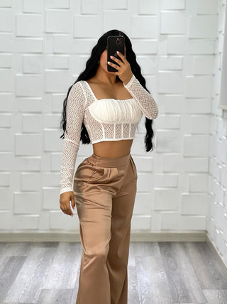 BLUSA ENCAJE